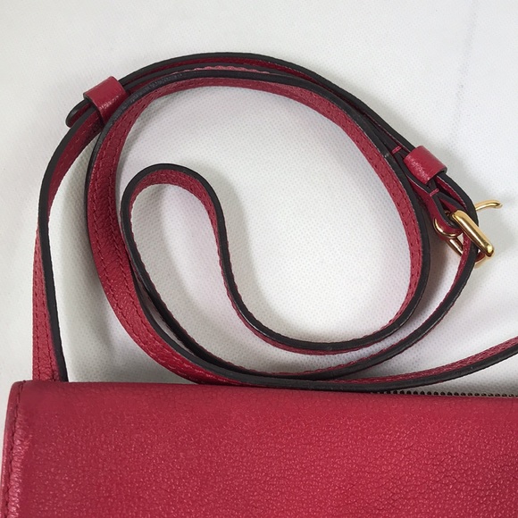 π RARE π LOUIS VUITTON LEATHER PINK CROSSBODY TWICE - Picture 15 of 16